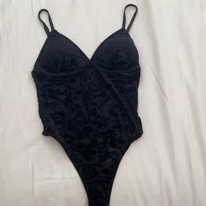 Forever 21 Burnout Bodysuit Size S